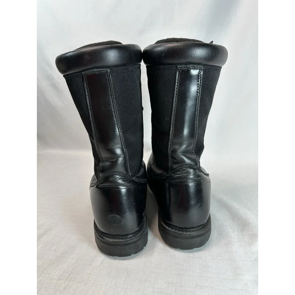 ROCKY #2093 Trooper Military Combat Boot Black Leather Nylon Soft Cap Toe Sz 14